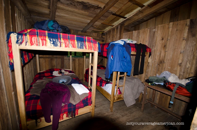 One of the bedrooms at the Bellavista Reserve Scientific Research Station.